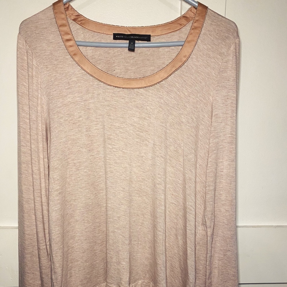 White House Black Market Long Sleeve Blouse